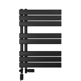 Grzejnik łazienkowy hybrydowy UCA 700x500 czarny TANGO