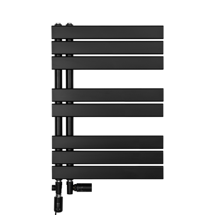 Grzejnik łazienkowy hybrydowy UCA 700x500 czarny TANGO