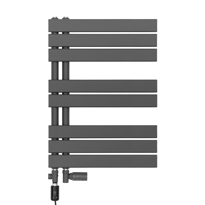 Grzejnik łazienkowy hybrydowy UCA 700x500 grafit TANGO