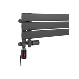 Grzejnik łazienkowy hybrydowy UCA 911x500 grafit TANGO