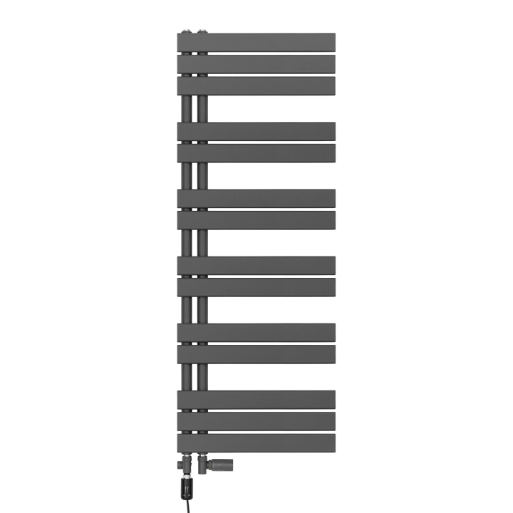 Grzejnik łazienkowy hybrydowy UCA 1333x500 grafit TANGO