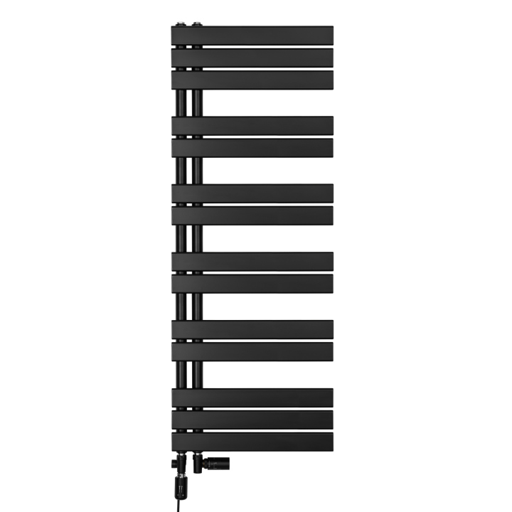 Grzejnik łazienkowy hybrydowy UCA 1333x500 czarny TANGO