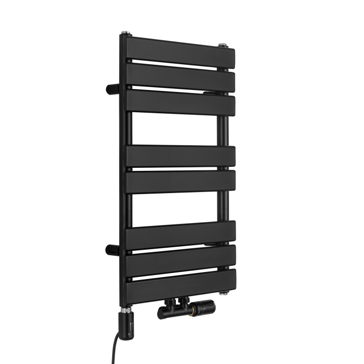 Grzejnik łazienkowy hybrydowy UCS 700x400-D50 czarny TANGO