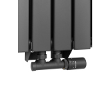 Grzejnik dekoracyjny Wanted WD2E 1800x408 grafit