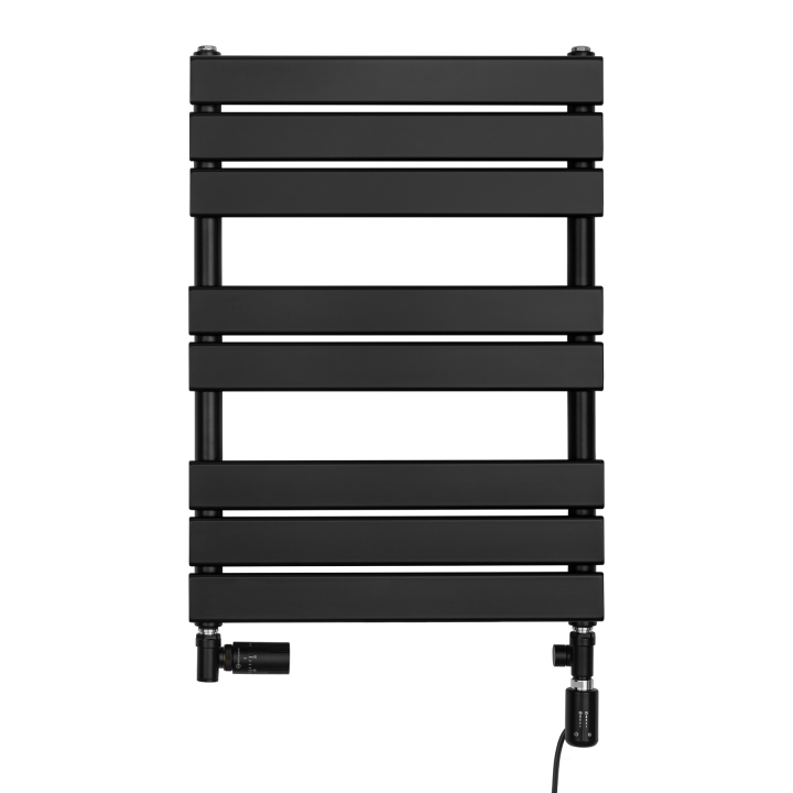 Grzejnik łazienkowy hybrydowy UCS 700x500 czarny TANGO