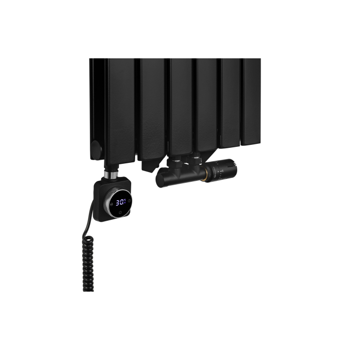 Grzejnik dekoracyjny Wanted WD2E 1800x408 czarny