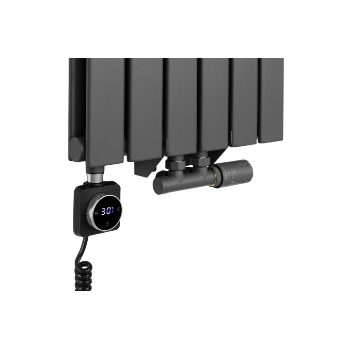 Grzejnik dekoracyjny Wanted WD2E 1800x408 grafit