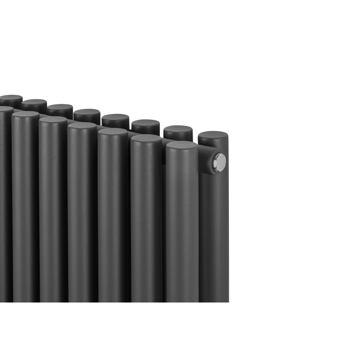 Grzejnik dekoracyjny poziomy Gilda GD2E 600x590 grafit