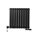 Grzejnik dekoracyjny Wanted WD2E 600x612 czarny