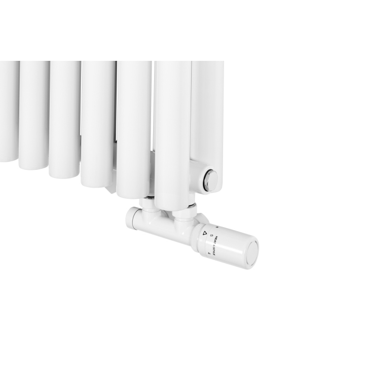 Grzejnik dekoracyjny poziomy Gilda GD2E 600x1062 biały