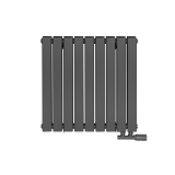 Grzejnik dekoracyjny Wanted WD2E 600x612 grafit