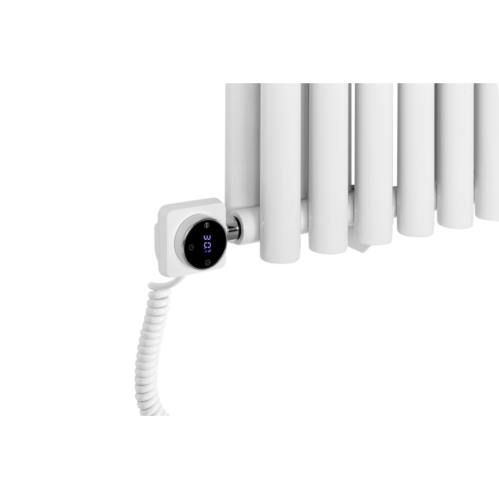 Grzejnik dekoracyjny poziomy Gilda GD2E 600x1298 biały