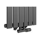 Grzejnik dekoracyjny Wanted WD1 1800x408 grafit