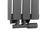 Grzejnik dekoracyjny Wanted WD1 1800x408 grafit