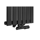 Grzejnik dekoracyjny Wanted WD1 1800x408 czarny