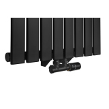 Grzejnik dekoracyjny Wanted WD1 1800x544 czarny