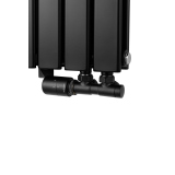 Grzejnik dekoracyjny Wanted WD2E 600x612 czarny