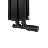 Grzejnik dekoracyjny Judy JD2E 600x1298 czarny