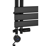 Grzejnik łazienkowy UCA-700x500-D50L/P czarny