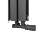 Grzejnik dekoracyjny Wanted WD2E 600x816 grafit