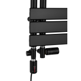 Grzejnik łazienkowy UCA-911x500-D50L/P czarny