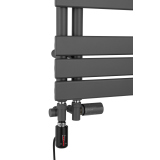 Grzejnik łazienkowy UCA-1122x500-D50L/P grafit