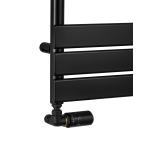 Grzejnik łazienkowy UCS 1122x500 czarny