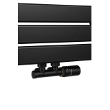 Grzejnik łazienkowy UCS 1122x500-D50 czarny