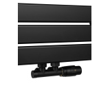 Grzejnik łazienkowy UCS 1122x500-D50 czarny