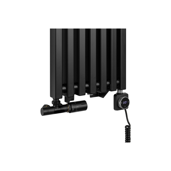 Grzejnik dekoracyjny Concert 1600x330 czarny