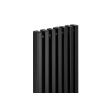 Grzejnik dekoracyjny hybrydowy Concert 1600x330 czarny SQUARE
