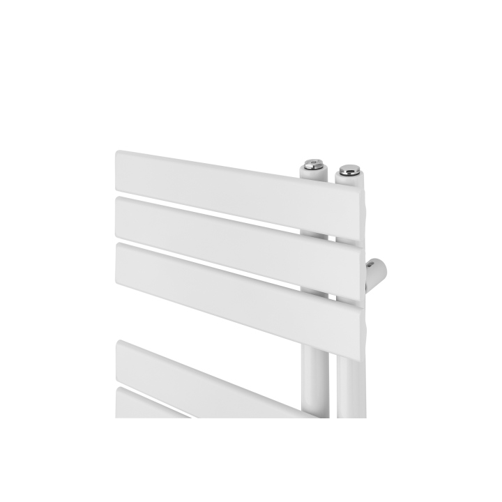 Grzejnik łazienkowy elektryczny UCA 700x400 biały, grzałka z prawej strony