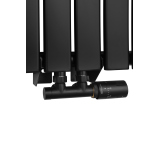 Grzejnik dekoracyjny Wanted WD1 1600x408 czarny