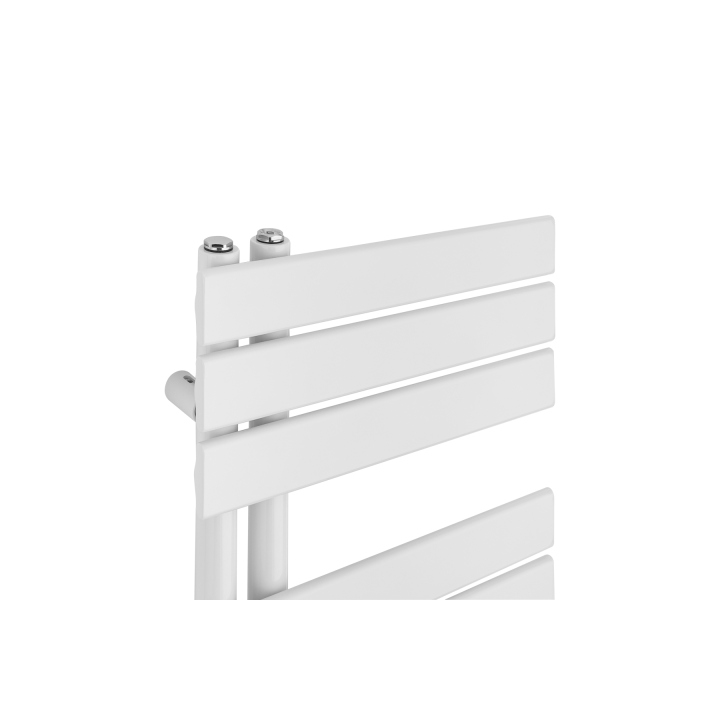 Grzejnik łazienkowy elektryczny UCA 911x400 biały, grzałka z lewej strony
