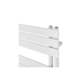 Grzejnik łazienkowy elektryczny UCA 911x400 biały, grzałka z prawej strony