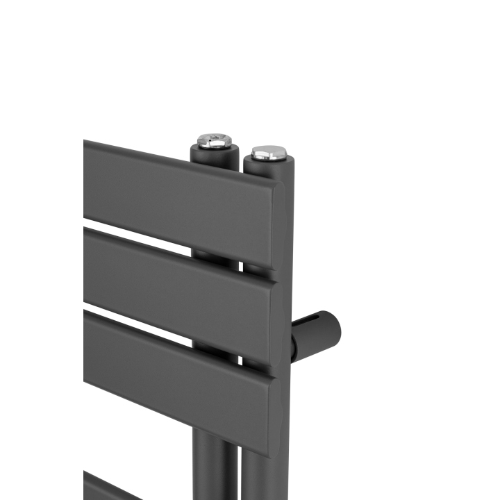 Grzejnik łazienkowy elektryczny UCA 911x500 grafit, grzałka z prawej strony