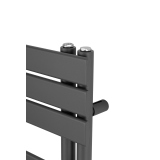 Grzejnik łazienkowy elektryczny UCA 1544x500 grafit, grzałka z prawej strony