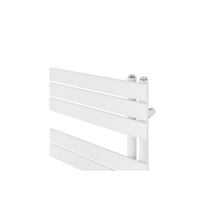 Grzejnik łazienkowy elektryczny UCA 1333x500 biały, grzałka z prawej strony