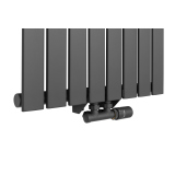 Grzejnik dekoracyjny Wanted WD1 1600x544 grafit