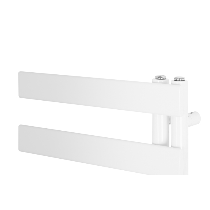 Grzejnik łazienkowy elektryczny UCR 900x500 biały, grzałka z prawej strony