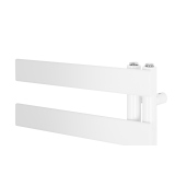 Grzejnik łazienkowy elektryczny UCR 1442x500 biały, grzałka z prawej strony