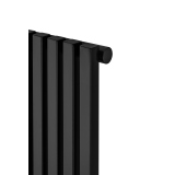 Grzejnik dekoracyjny elektryczny Nomad ND1E 1600x360 czarny, grzałka z prawej strony