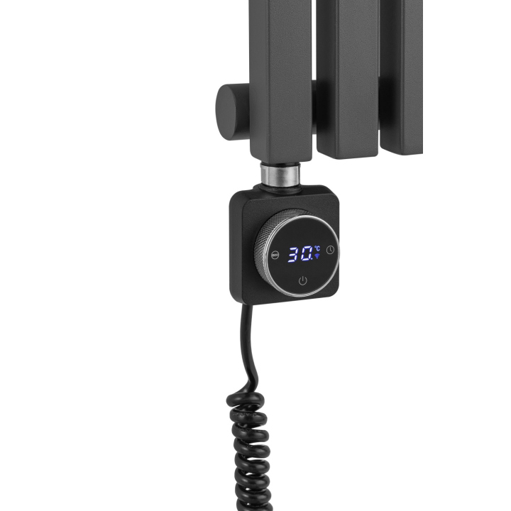 Grzejnik dekoracyjny elektryczny Nomad ND1E 1800x540 grafit, grzałka z lewej strony