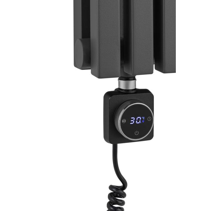 Grzejnik dekoracyjny elektryczny Nomad ND2E 1800x450 grafit, grzałka z prawej strony