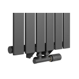 Grzejnik dekoracyjny Wanted WD1 1600x408 grafit