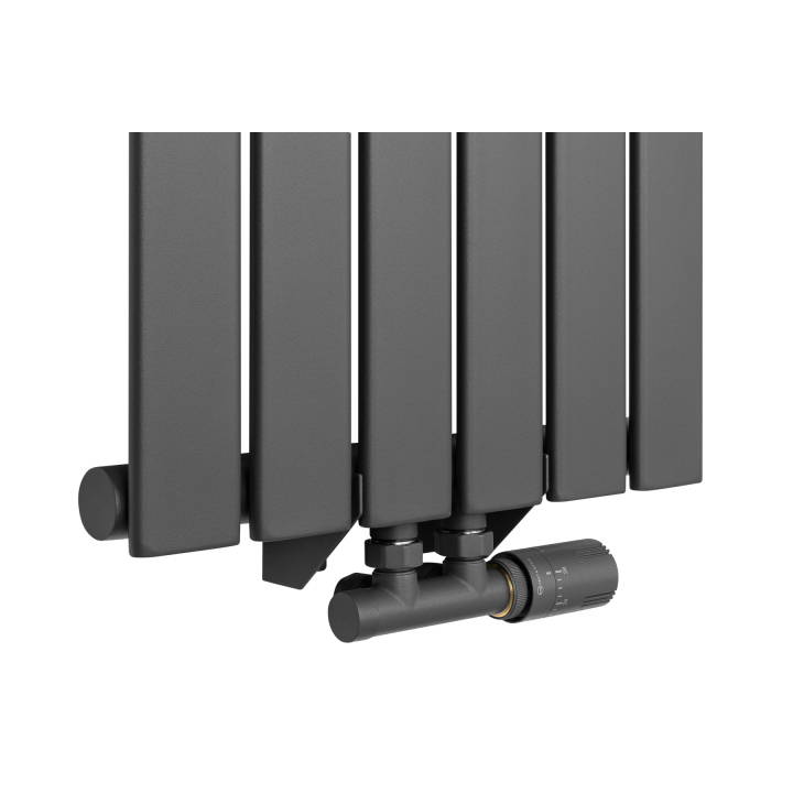 Grzejnik dekoracyjny Wanted WD1 1600x408 grafit