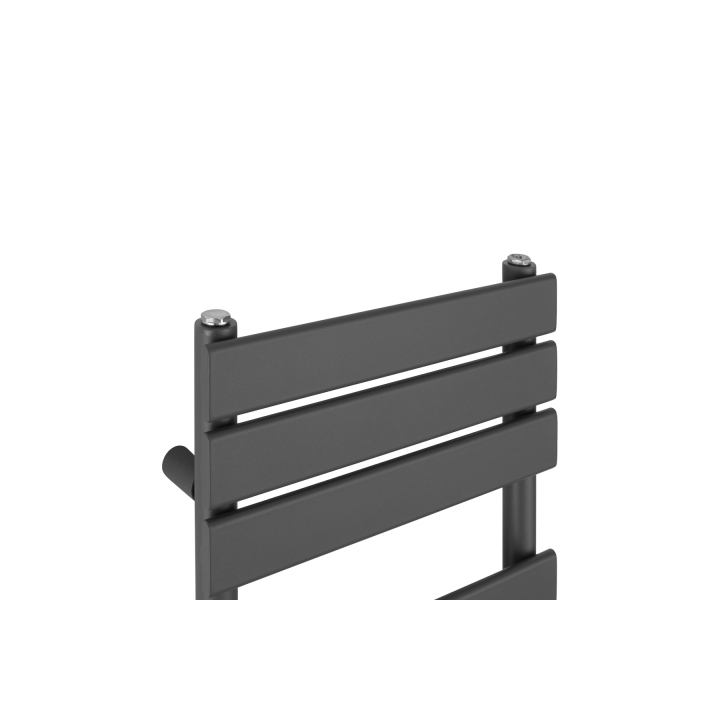 Grzejnik łazienkowy elektryczny UCS 700x400 grafit, grzałka z prawej strony