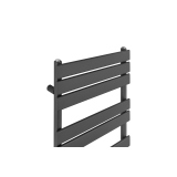 Grzejnik łazienkowy elektryczny UCS 1333x500 grafit, grzałka z prawej strony