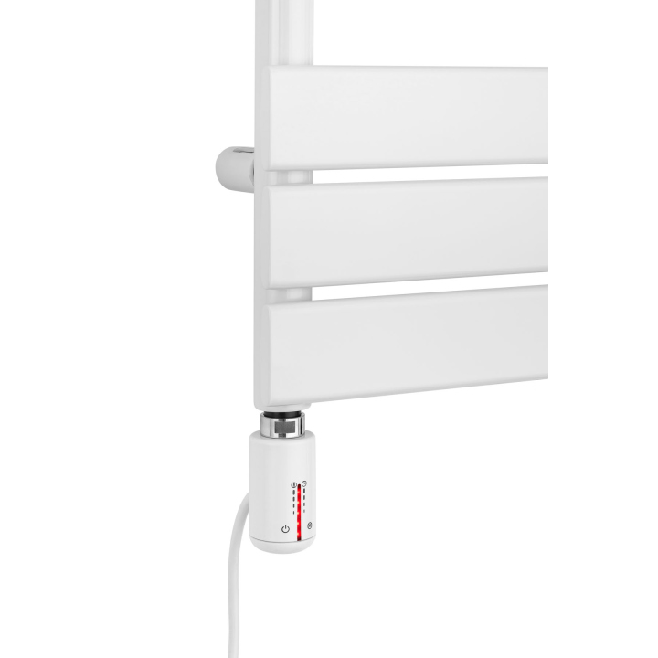 Grzejnik łazienkowy elektryczny UCS 1544x500 biały, grzałka z lewej strony