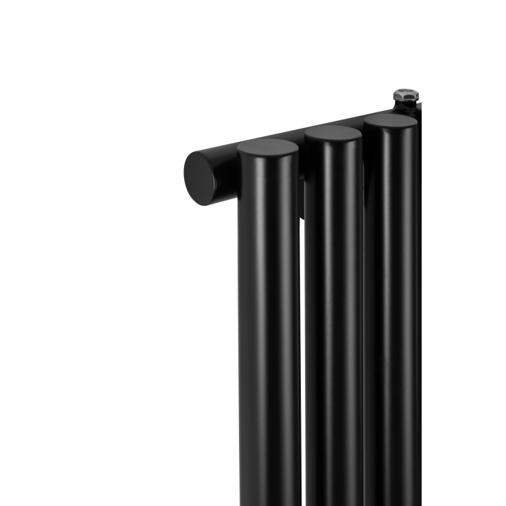 Grzejnik dekoracyjny elektryczny Gilda GD1E 1800x413 czarny, grzałka TANGO z lewej strony